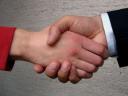 Shaking hands, photo by Ales Cerin, Ljubljana, Slovenia,  friendly behaviour